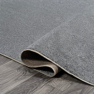 Twyla Classic Solid Low-Pile Machine-Washable Area Rug