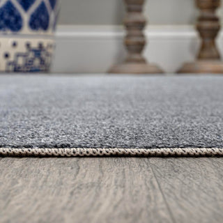 Twyla Classic Solid Low-Pile Machine-Washable Area Rug