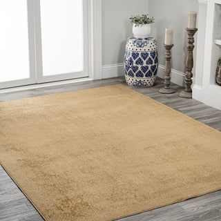 Twyla Classic Solid Low-Pile Machine-Washable Area Rug