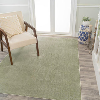 Twyla Classic Solid Low-Pile Machine-Washable Area Rug