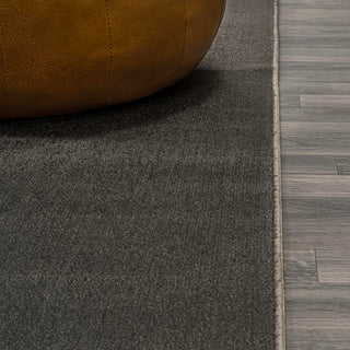 Twyla Classic Solid Low-Pile Machine-Washable Area Rug