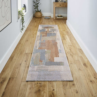 Weaver Abstract Coastal Watercolor Machine-washable Area Rug