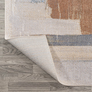 Weaver Abstract Coastal Watercolor Machine-washable Area Rug