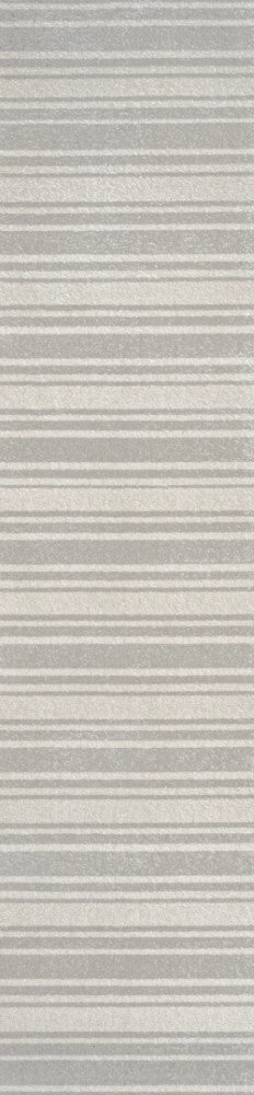 Fawning Two-tone Striped Classic Low-pile Machine-washable Area Rug