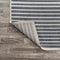 Shutter Minimalist Striped Plaid Machine-washable Area Rug