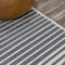 Shutter Minimalist Striped Plaid Machine-washable Area Rug