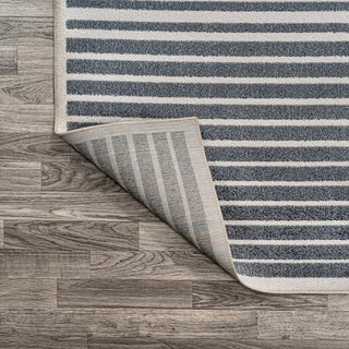 Shutter Minimalist Striped Plaid Machine-washable Area Rug