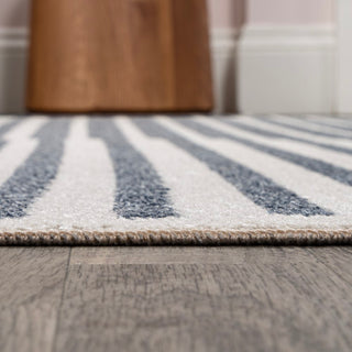 Shutter Minimalist Striped Plaid Machine-washable Area Rug