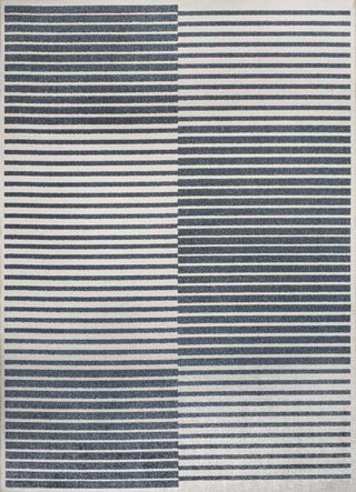 Shutter Minimalist Striped Plaid Machine-washable Area Rug