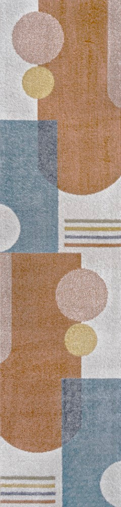 Slinger Modern Kids & Novelty Collage Machine-washable Area Rug