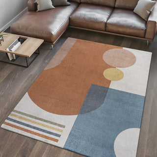 Slinger Modern Kids & Novelty Collage Machine-washable Area Rug