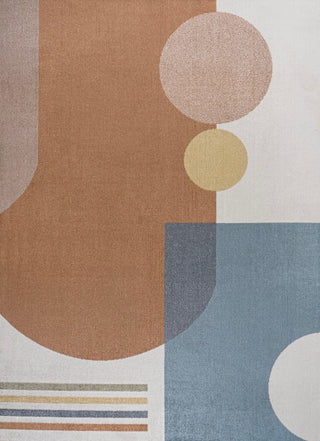 Slinger Modern Kids & Novelty Collage Machine-washable Area Rug