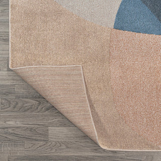 Pebble Geometric Kids & Novelty Machine-washable Area Rug