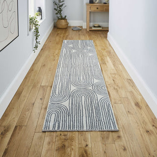 Doodle Contemporary Glam Geometric Machine-washable Area Rug