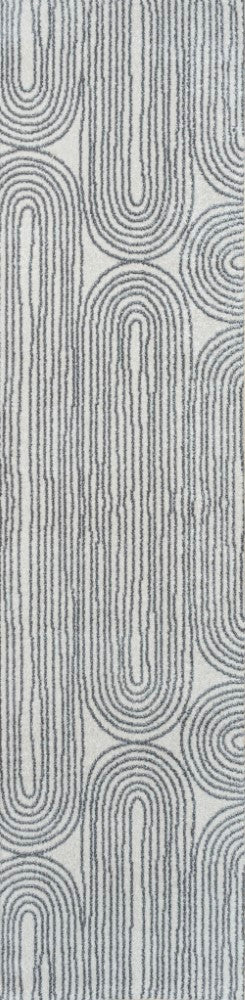 Doodle Contemporary Glam Geometric Machine-washable Area Rug