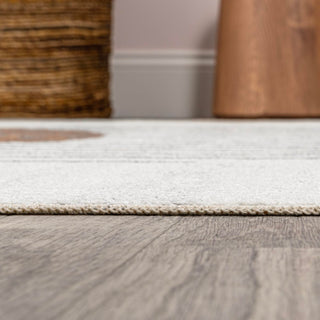 Kallax Geometric Modern Low-Pile Machine-Washable Area Rug - JONATHAN Y