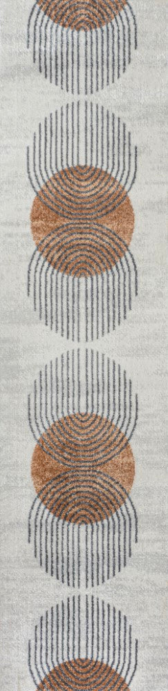 Kallax Geometric Modern Low-Pile Machine-Washable Area Rug - JONATHAN Y