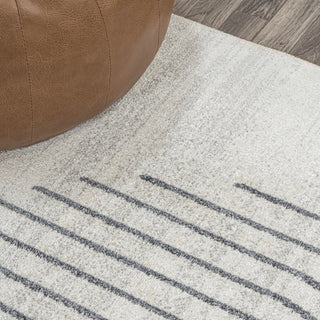 Kallax Geometric Modern Low-Pile Machine-Washable Area Rug - JONATHAN Y