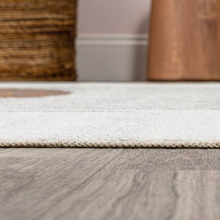 Kallax Geometric Modern Low-Pile Machine-Washable Area Rug - JONATHAN Y