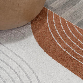 Arches Contemporary Minimalist Machine-washable Area Rug - JONATHAN Y