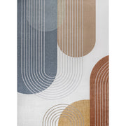 Arches Contemporary Minimalist Machine-washable Area Rug