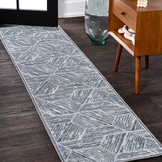 Vector Modern Coastal Geometric Machine-washable Area Rug