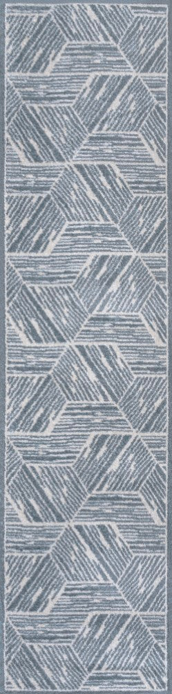 Vector Modern Coastal Geometric Machine-washable Area Rug
