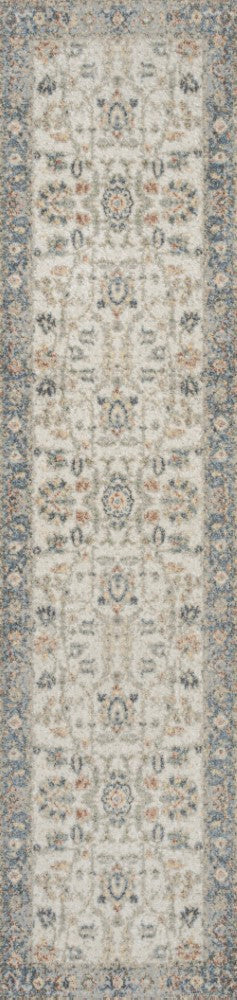 Hiero Persian Border Low-Pile Machine-Washable Area Rug