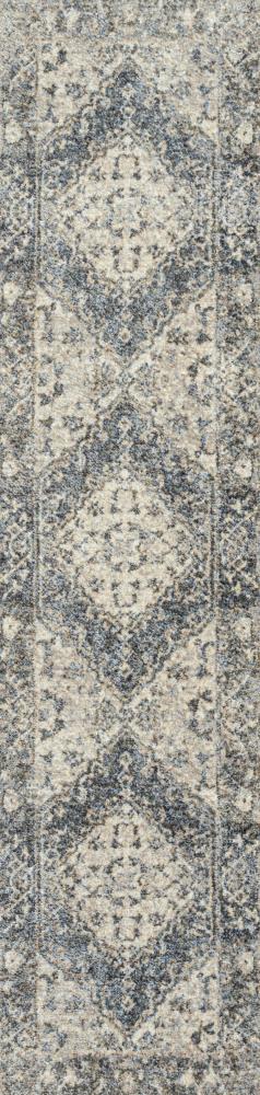 Pavel Distressed Medallion Low-Pile Machine-Washable Area Rug - JONATHAN Y