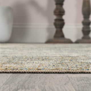 Pavel Distressed Medallion Low-Pile Machine-Washable Area Rug - JONATHAN Y