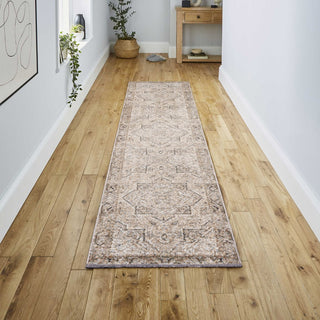 Koda Vintage Native American Medallion Machine-washable Area Rug