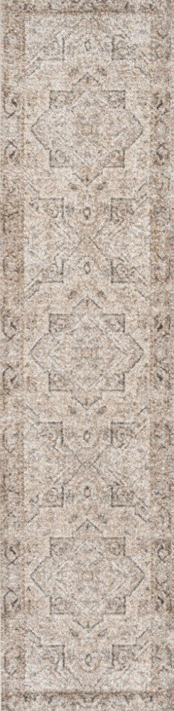 Koda Vintage Native American Medallion Machine-washable Area Rug