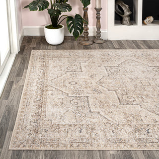 Koda Vintage Native American Medallion Machine-washable Area Rug