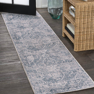 Shaii Global Medallion Low-Pile Machine-Washable Area Rug - JONATHAN Y