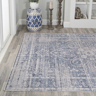 Shaii Global Medallion Low-Pile Machine-Washable Area Rug - JONATHAN Y