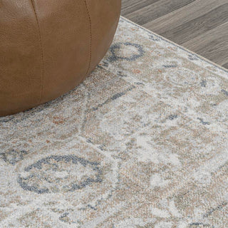 Shaii Global Medallion Low-Pile Machine-Washable Area Rug - JONATHAN Y