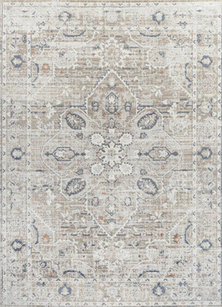 Shaii Global Medallion Low-Pile Machine-Washable Area Rug - JONATHAN Y