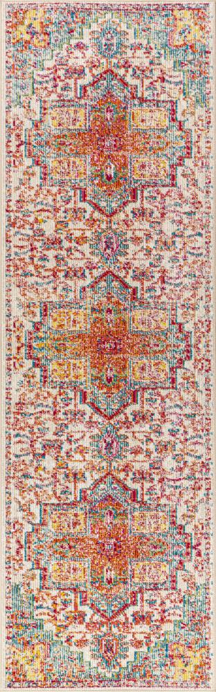 Zafra Vintage Medallion Area Rug - JONATHAN Y