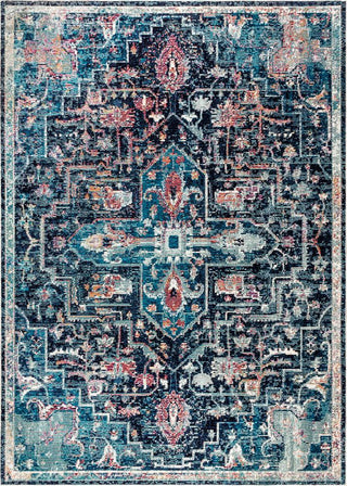 Zafra Vintage Medallion Area Rug - JONATHAN Y