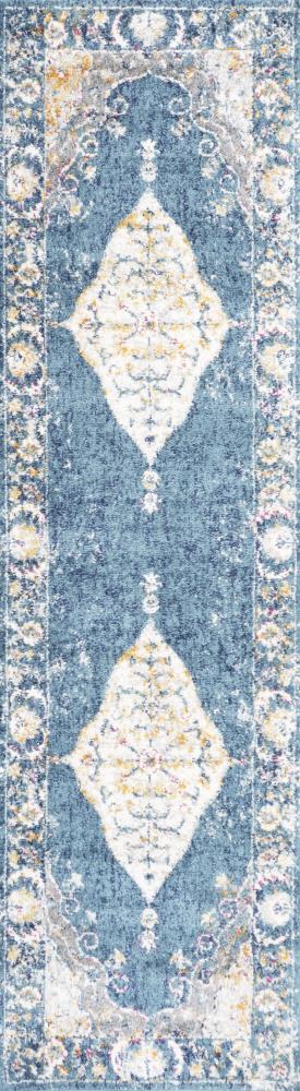 Zelda Bohemian Cottage Medallion Area Rug - JONATHAN Y