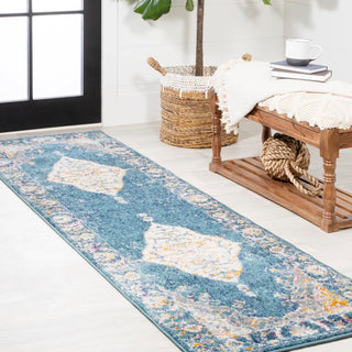 Zelda Bohemian Cottage Medallion Area Rug - JONATHAN Y