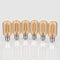 Industrial Non-Dimmable T45-4W LED Edison Glass Bulbs with E26 Base