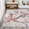 Pastello Modern Abstract Muted Flowers Area Rug