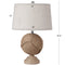 Monkey's Fist 24" Knotted Rope LED Table Lamp