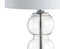 February 21" Glass/Metal LED Table Lamp