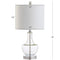 Colette 20" Mini Glass LED Table Lamp