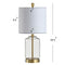 Duncan 20.5" Glass/Metal LED Table Lamp