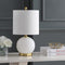 Julienne 20.5" Glass/Metal LED Table Lamp