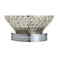 Krister 20.5" Glass/Metal LED Table Lamp