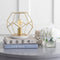 James 10" Metal/Marble LED Table Lamp